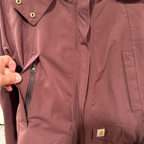 Carhartt women’s Burgundy storm defender Jacket size medium. - Picture 3 of 13